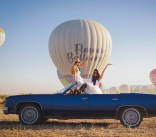 143 Balloon Flights with vintage car ride