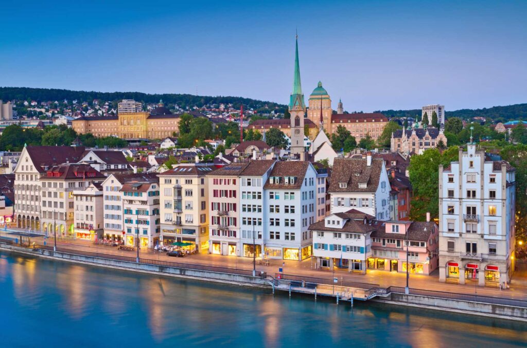 Paris and Zurich